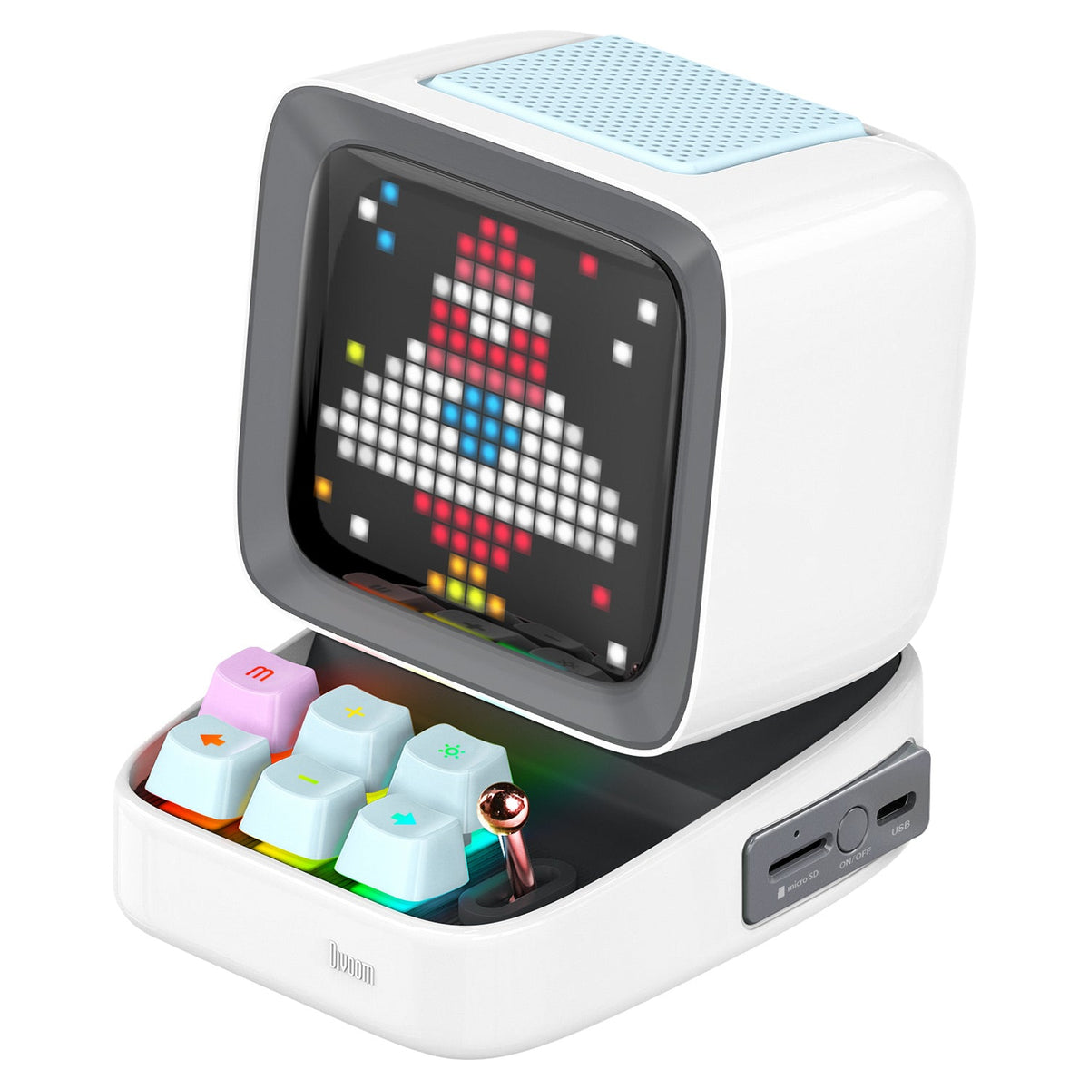 Ditoo Pixel art Bluetooth Speaker Alarm Clock DIY Display