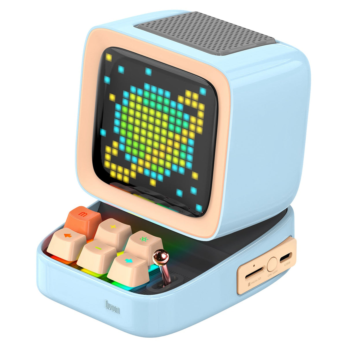 Ditoo Pixel art Bluetooth Speaker Alarm Clock DIY Display